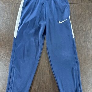 Nike Kids Navy Joggers with White Accents Sz 6M/ 5-6 years